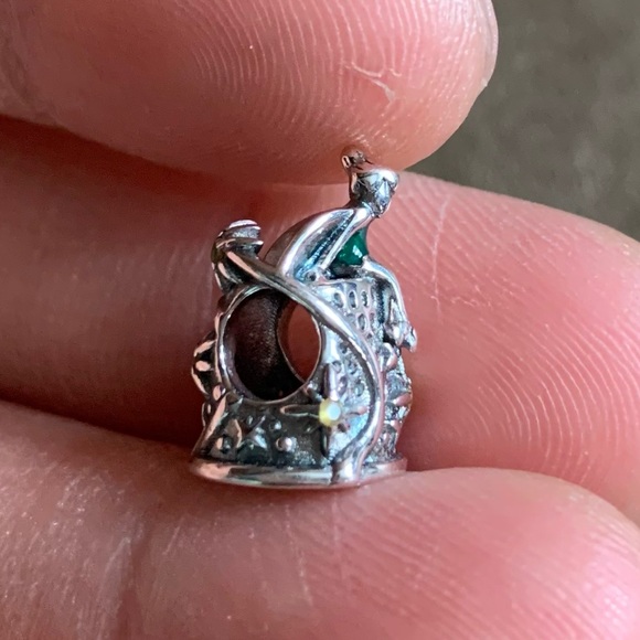 NWOT Disney Tinker Bell Celestial Thimble Charm Sterling Silver 925 - Picture 6 of 9